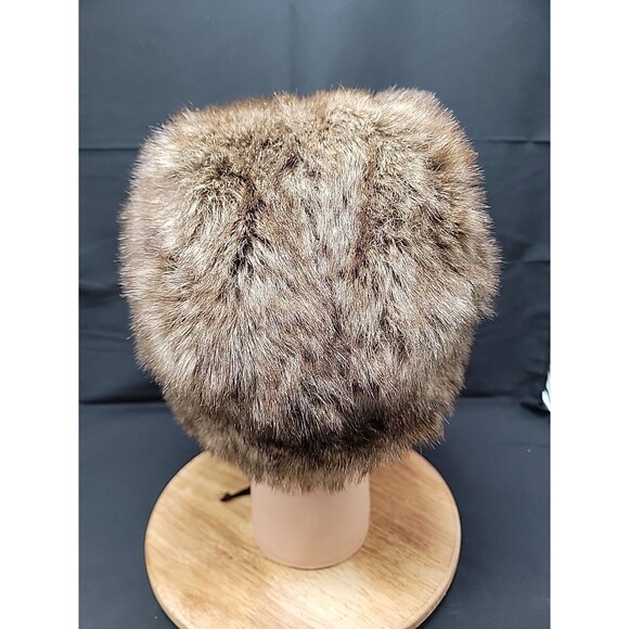 Mossimo Faux Fur Trapper Hat Brown Unisex One Size Fits Most - Picture 4 of 6